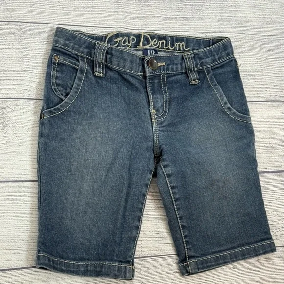 GAP Denim girls Shorts Adjustable Waist/size 6 - Picture 3 of 8